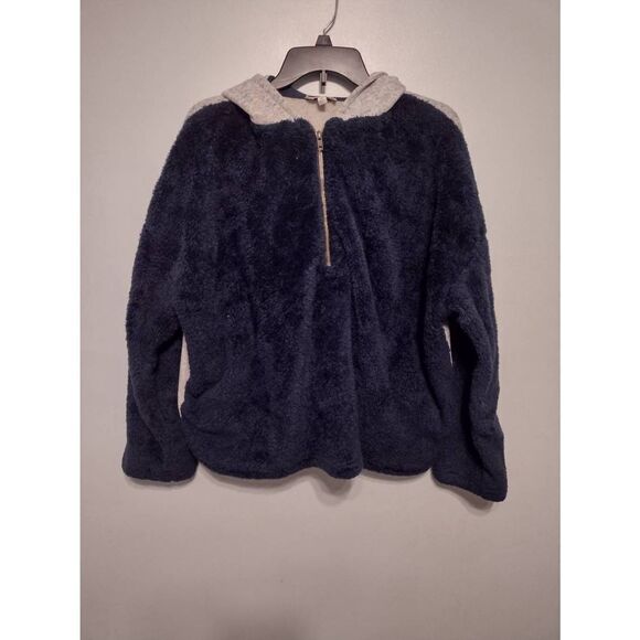Umgee Size M Navy Blue Soft Fleece Hooded - Picture 1 of 4